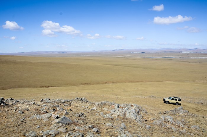 My Toyota Land Cruiser climbing