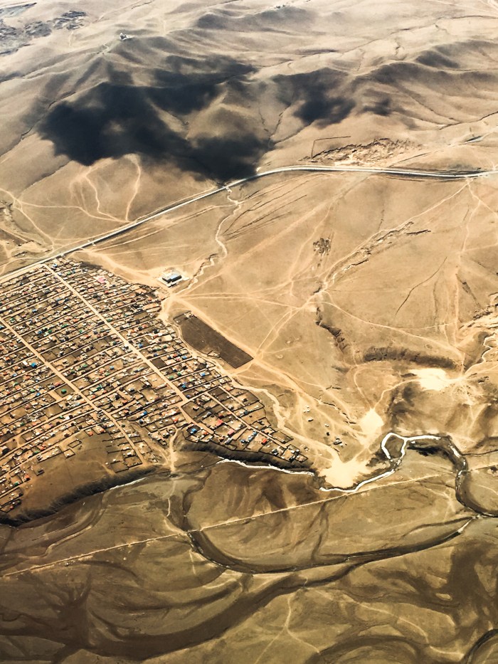 Approaching Ulaanbataar - April 2017