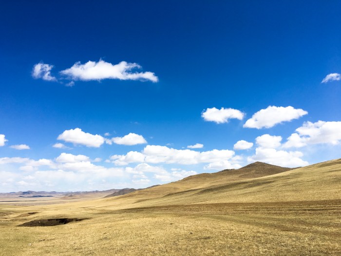 The sky over Gun Galuut Nature Reserve
