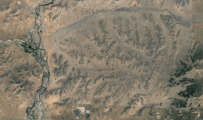 Gun-Galuut Nature Reserve - satellite view