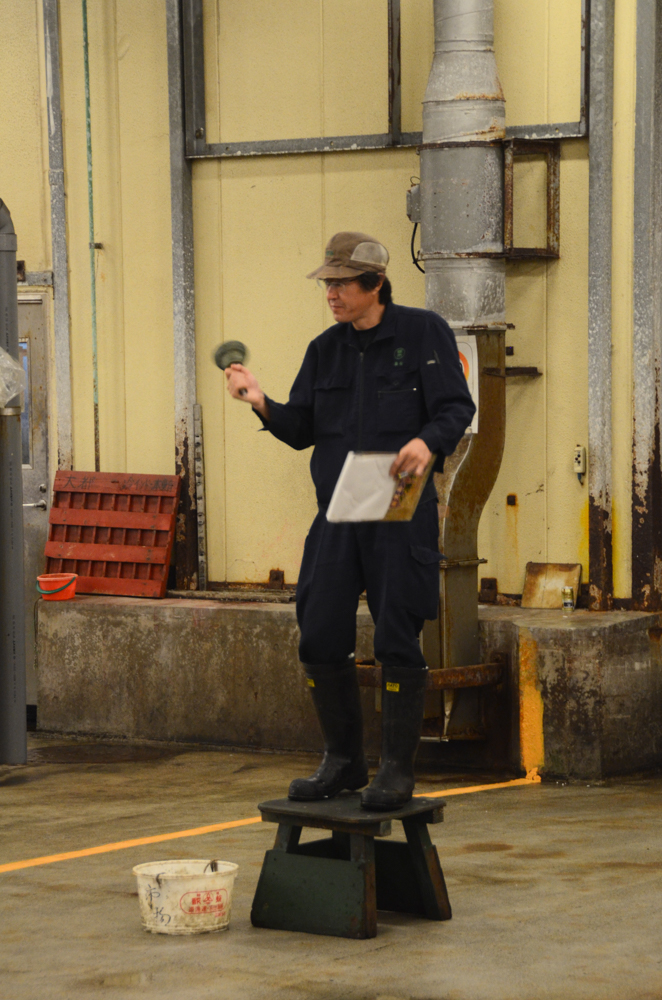 Tuna auction in Tsukiji market