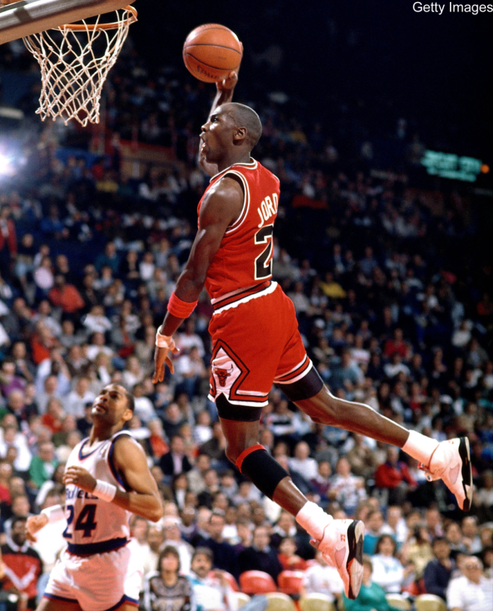 Micheal Jordan dunk