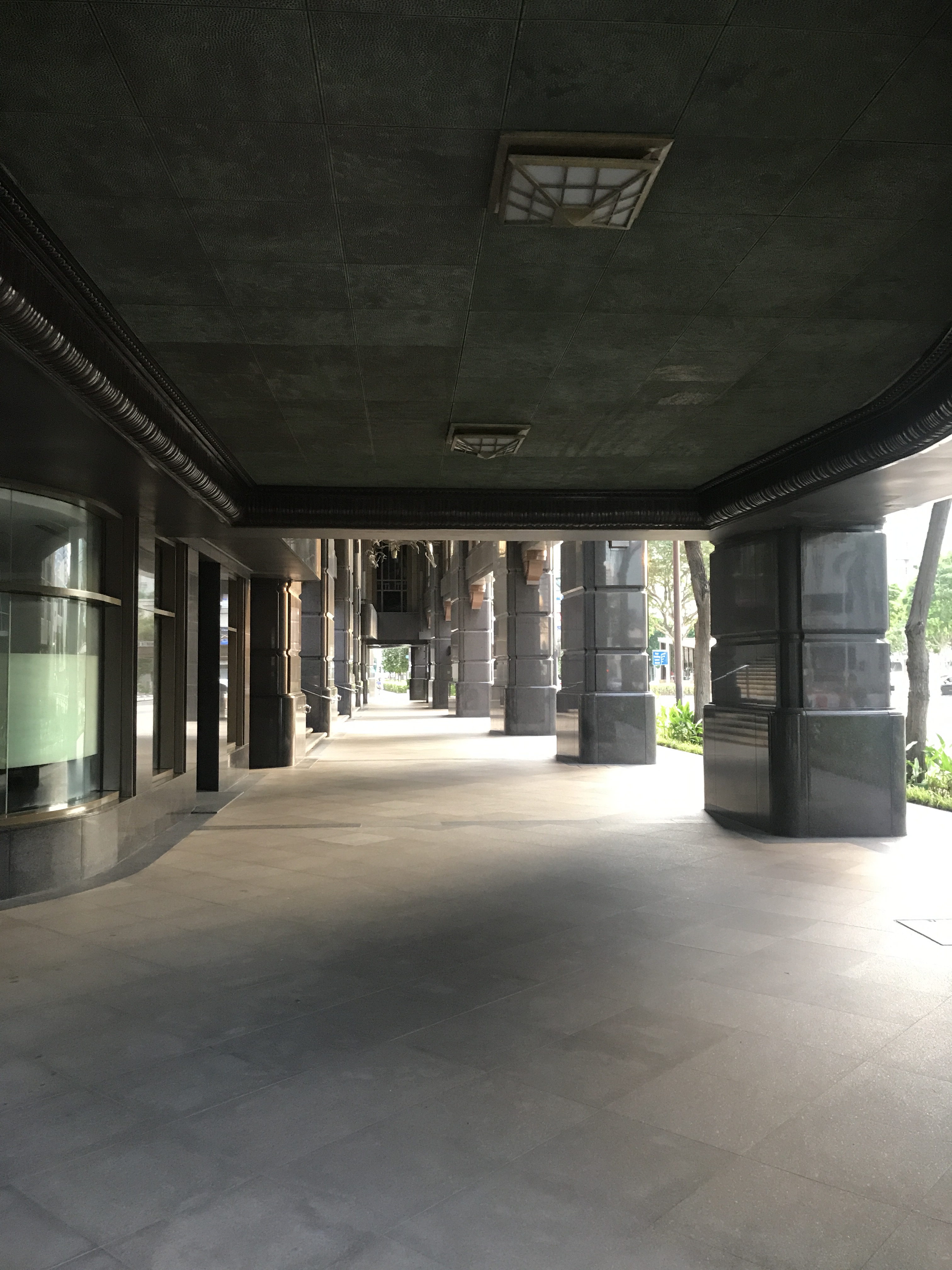 The city is completely empty