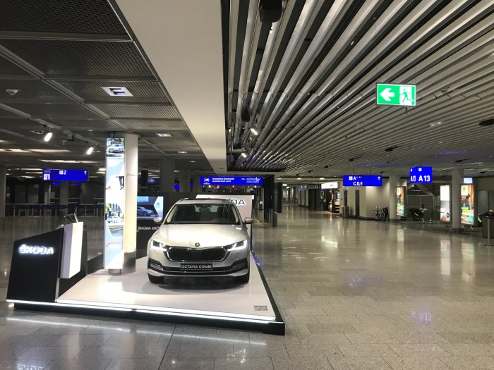 Frankfurt Airport, once one of the busiest airports in the world - January 2021