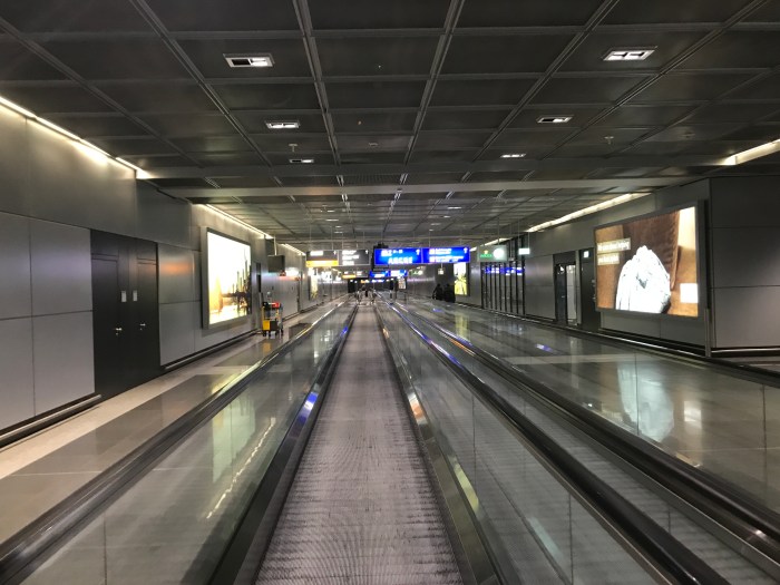 Frankfurt Airport, once one of the busiest airports in the world - January 2021