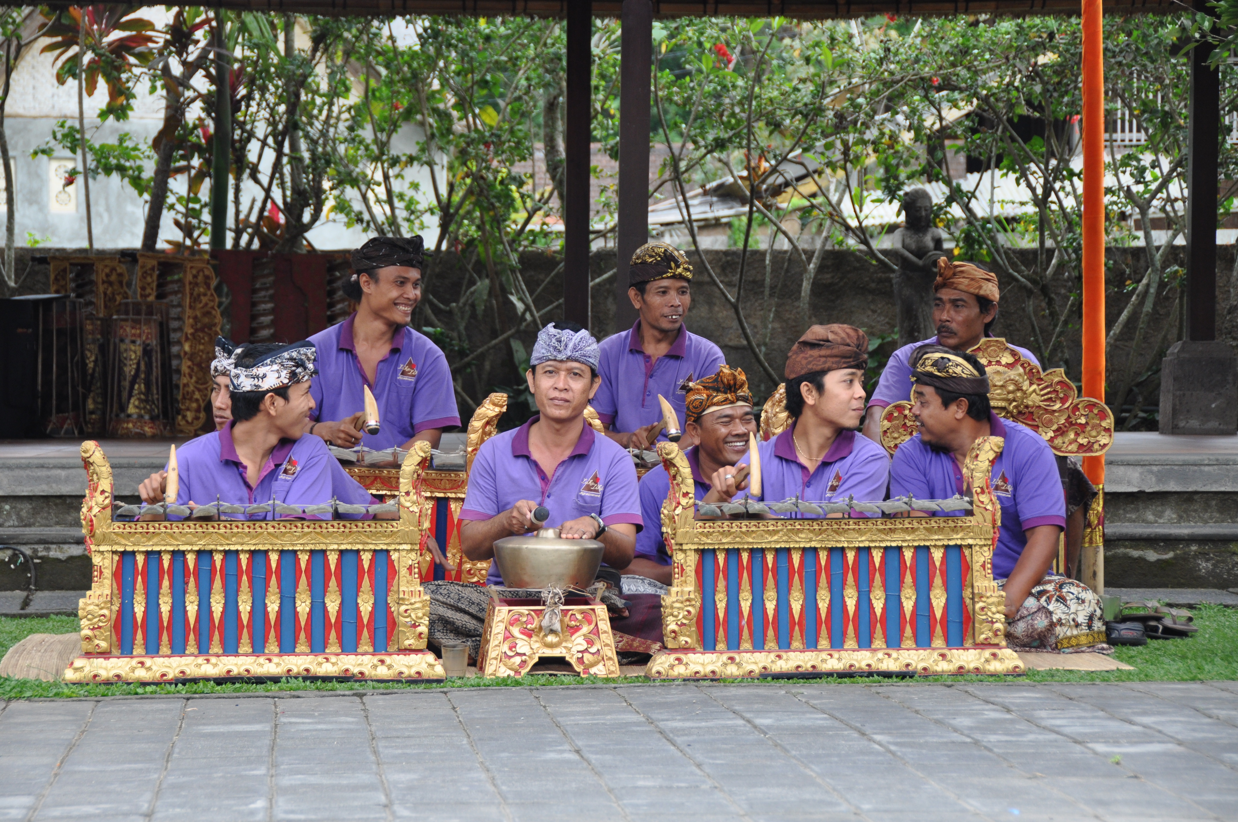 Gamelan musicians